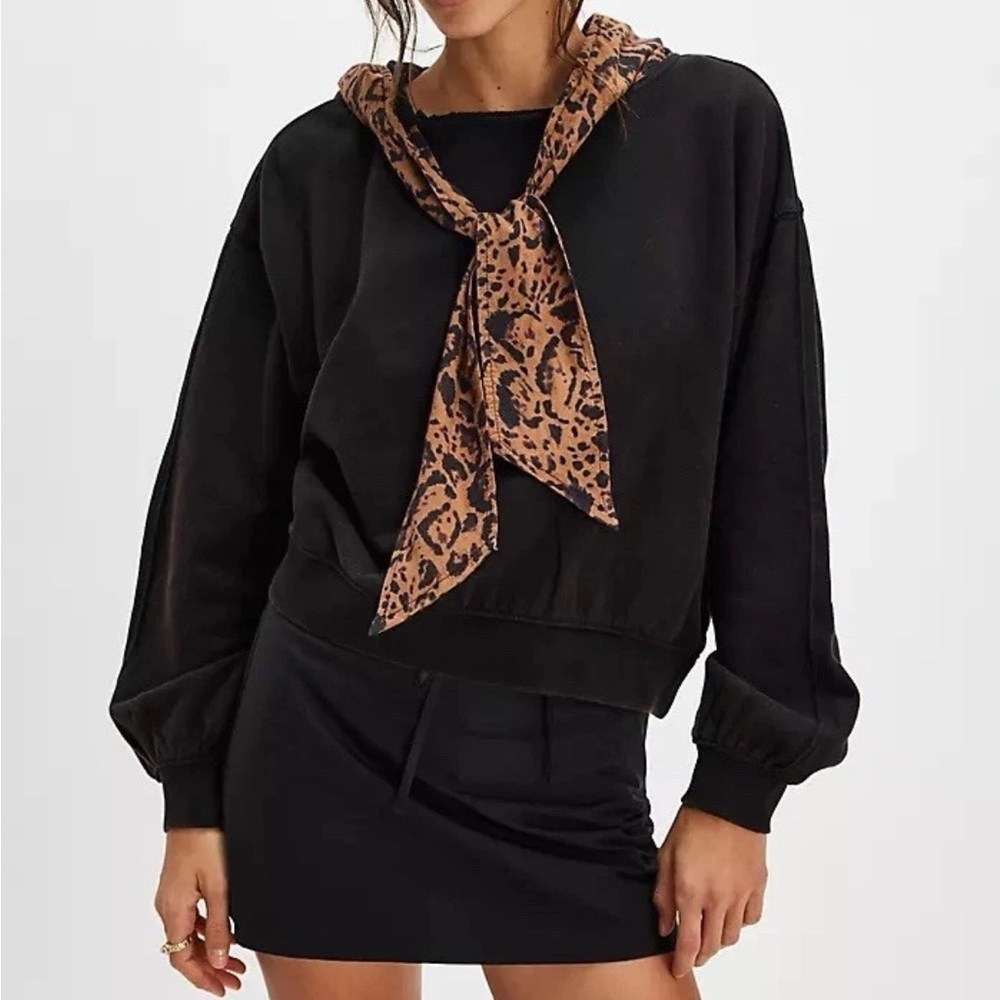 NWOT Free People Headscarf Hoodie Size Small
